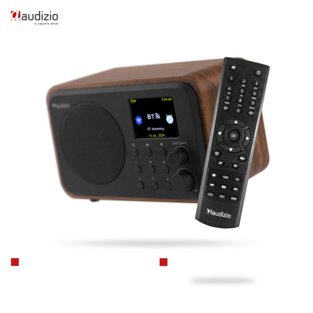  Radio internetowe WIFI/DAB+/radio FM akumulator Vicenza Audizio brązowe