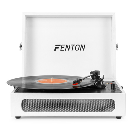 Gramofon w walizce RP118F Fenton wejście/wyjście BT beżowy+ winyl gratis
