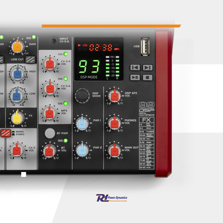 Mikser 4- kanałowy PDM-Y401 Power Dynamics