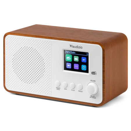 Radio cyfrowe DAB+ FM Avio białe Audizio
