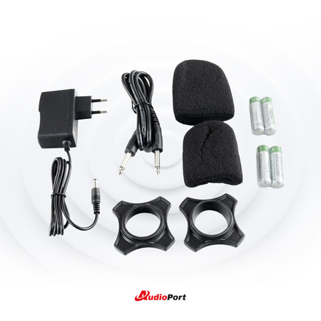 Zestaw mikrofonów bezprzewodowych doręcznych UHF+ stacja Audioport SU-750BP