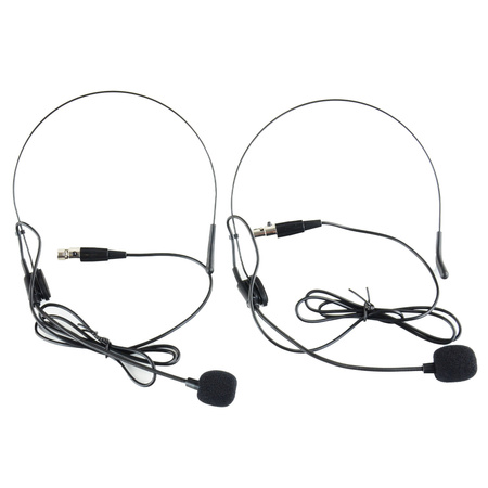 Zestaw mikrofonów bezprzewodowych UHF  2x nagłowny+ 2x krawatowy 2x bodypack+ stacja Audioport SU-740HH