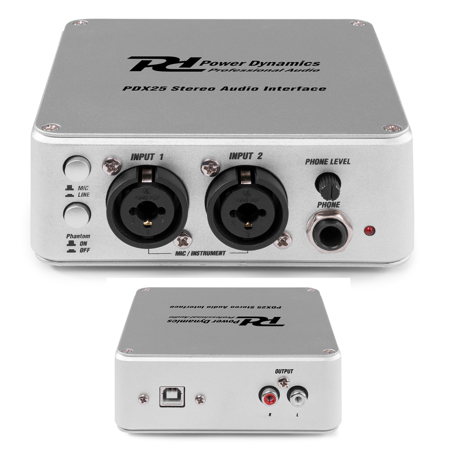 Interfejs audio 2CH USB Power Dynamics PDX25