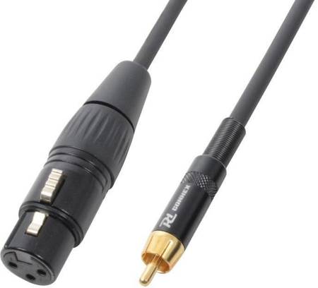 Kabel XLR (f) - RCA (m) 3m